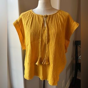 4DREAMERS mustard yellow top size L